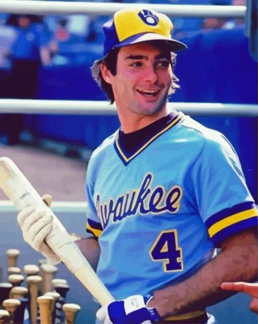 Young Paul Molitor Diamond Paintings