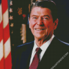 40th US President Ronald Reagan Diamond Paintings