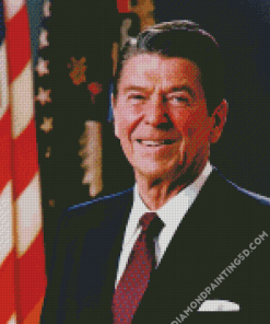 40th US President Ronald Reagan Diamond Paintings