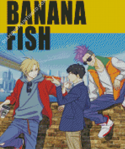 Banana Fish Characters Diamond Paintings