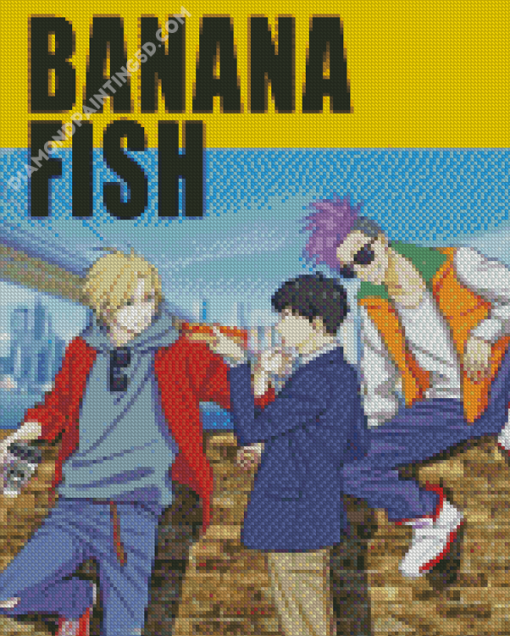 Banana Fish Characters Diamond Paintings