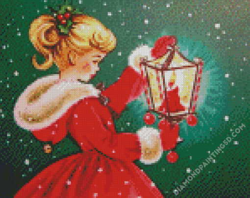 Christmas Girl Diamond Paintings