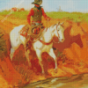 Cowboy In Arizona Art Diamond Paintings