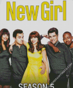 New Girl Sitcom Diamond Paintings