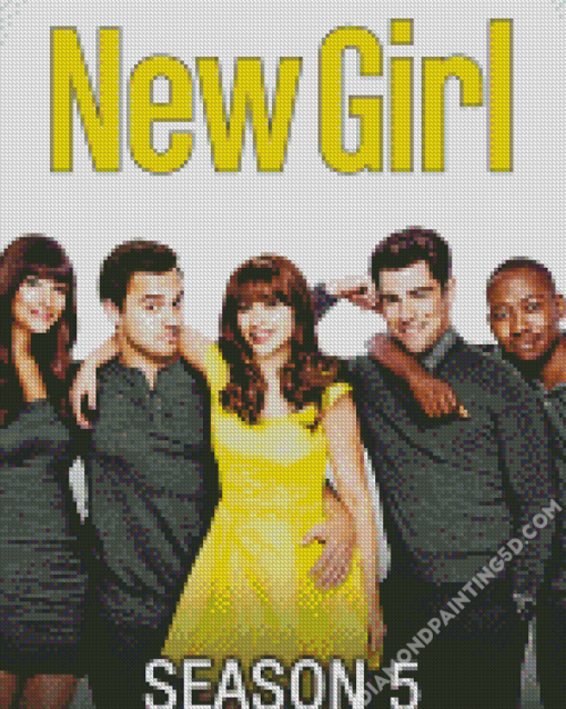 New Girl Sitcom Diamond Paintings