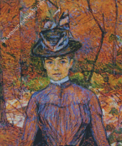 Portrait of Suzanne Valadon Toulouse Lautrec Diamond Paintings