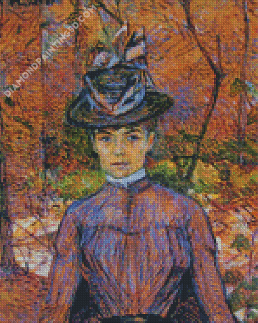 Portrait of Suzanne Valadon Toulouse Lautrec Diamond Paintings