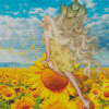 Sunflower Angel Diamond Paintings