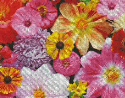 Aesthetic Country Flowers Diamond Paintings