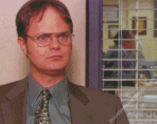 Aesthetic Dwight Schrute Diamond Paintings