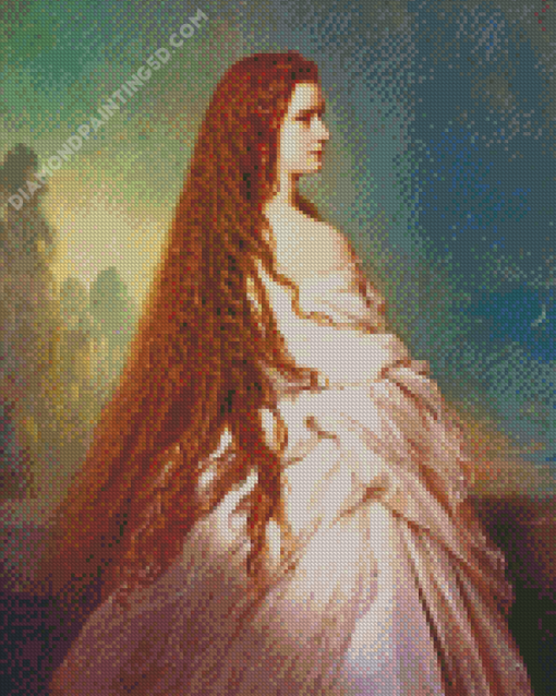 Aesthetic Empress Elizabeth Of Austria Diamond Paintings