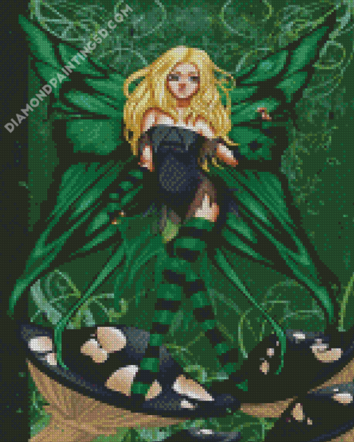 Aesthetic Green Fairy Diamond Paintings