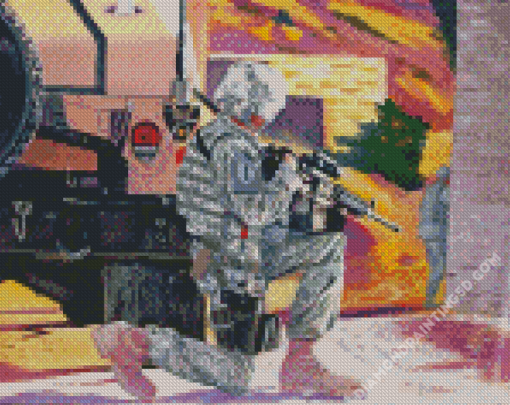 Aesthetic US Army Diamond Paintings