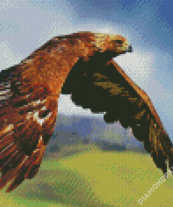 Aesthetic Golden Eagle Diamond Paintings