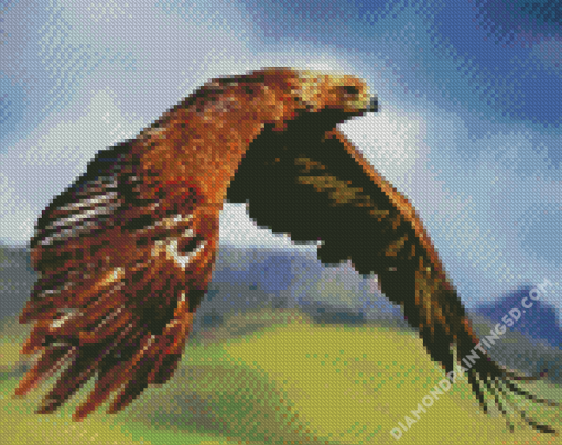 Aesthetic Golden Eagle Diamond Paintings