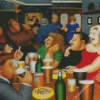 Bar Time Beryl Cook Diamond Paintings