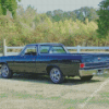 Black Chevrolet El Camino Diamond Paintings