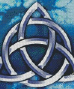 Blue Triquetra Diamond Paintings