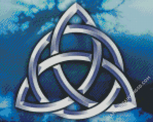 Blue Triquetra Diamond Paintings