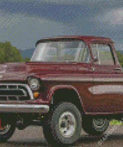 Brown Classic Chevy Diamond Paintings