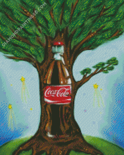 Coca Cola Tree Diamond Paintings