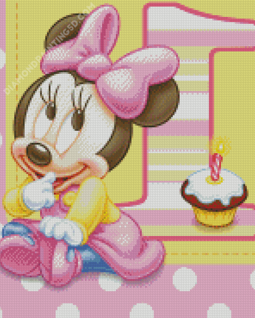 Cute Minnie Mouse Baby Diamond Paintings