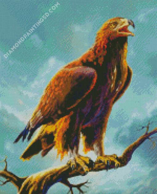 Golden Eagle Art Diamond Paintings