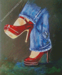 High Heels Shoes Diamond Paintings