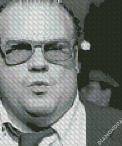 Monochrome Chris Farley Diamond Paintings