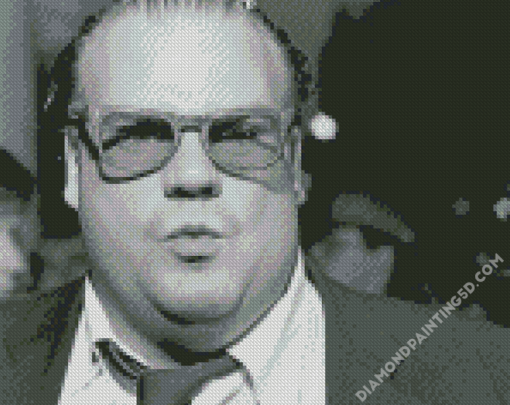 Monochrome Chris Farley Diamond Paintings