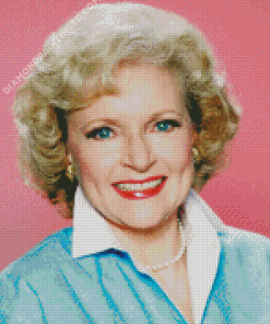 Pretty Betty White Diamond Paintings