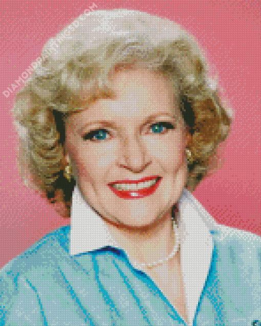 Pretty Betty White Diamond Paintings