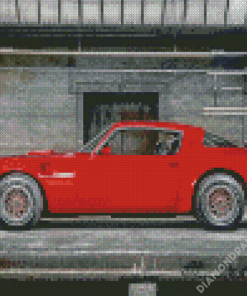 Red 78 Firebird Trans Am Diamond Paintings