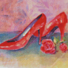 High Heels Red Shoes Diamond Paintings