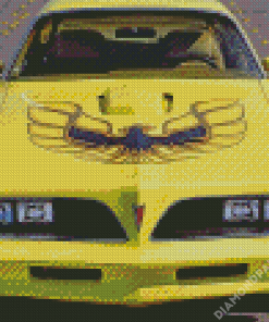 Yellow 78 Firebird Trans Am Diamond Paintings