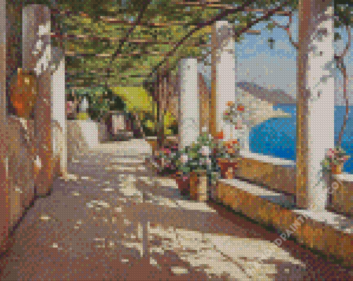 Amalfi Pergola Diamond Paintings