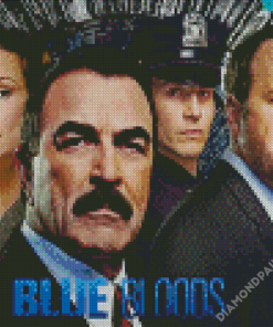 Blue Bloods Poster Diamond Paintings