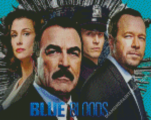 Blue Bloods Poster Diamond Paintings