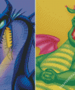 Cartoon Dragons Diamond Paintings