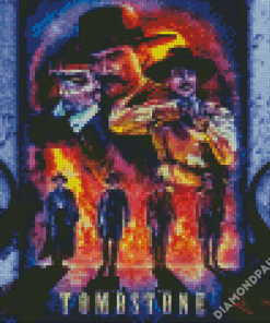 Tombstone Film Poster Diamond Paintings