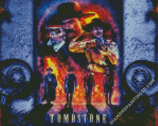 Tombstone Film Poster Diamond Paintings