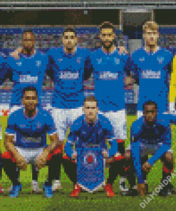 Glasgow Rangers Team Players Diamond Paintings