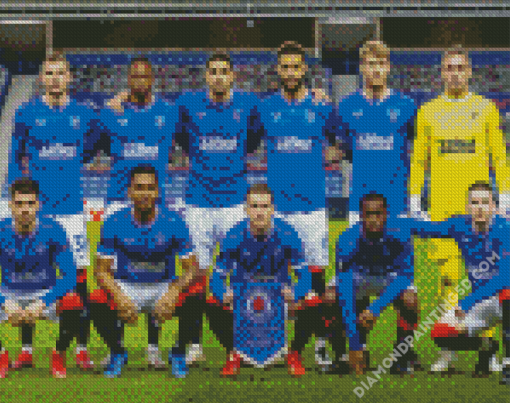 Glasgow Rangers Team Players Diamond Paintings