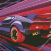 Hot Wheels Illustration Diamond Paintings