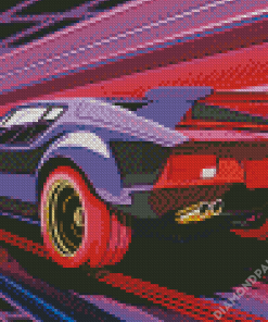 Hot Wheels Illustration Diamond Paintings