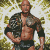 WWE The Rock Diamond Paintings