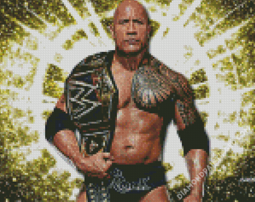 WWE The Rock Diamond Paintings