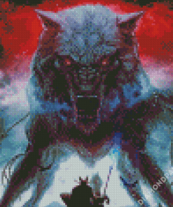 Fantasy Fenrir Wolf Diamond Paintings