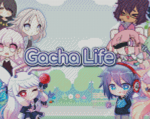 Gacha Life Game Diamond Paintings