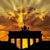 Abstract Brandenburg Gate Diamond Paintings